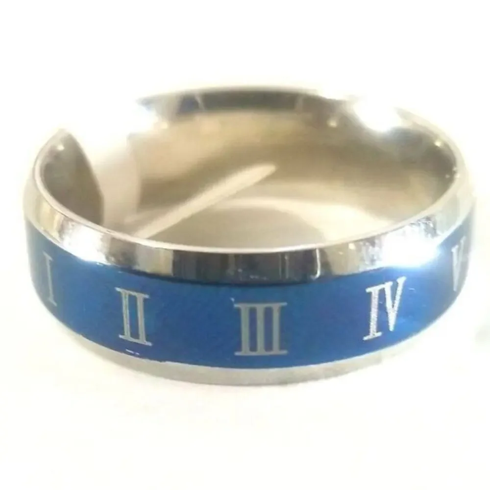 New stainless steel ring‎ size 10